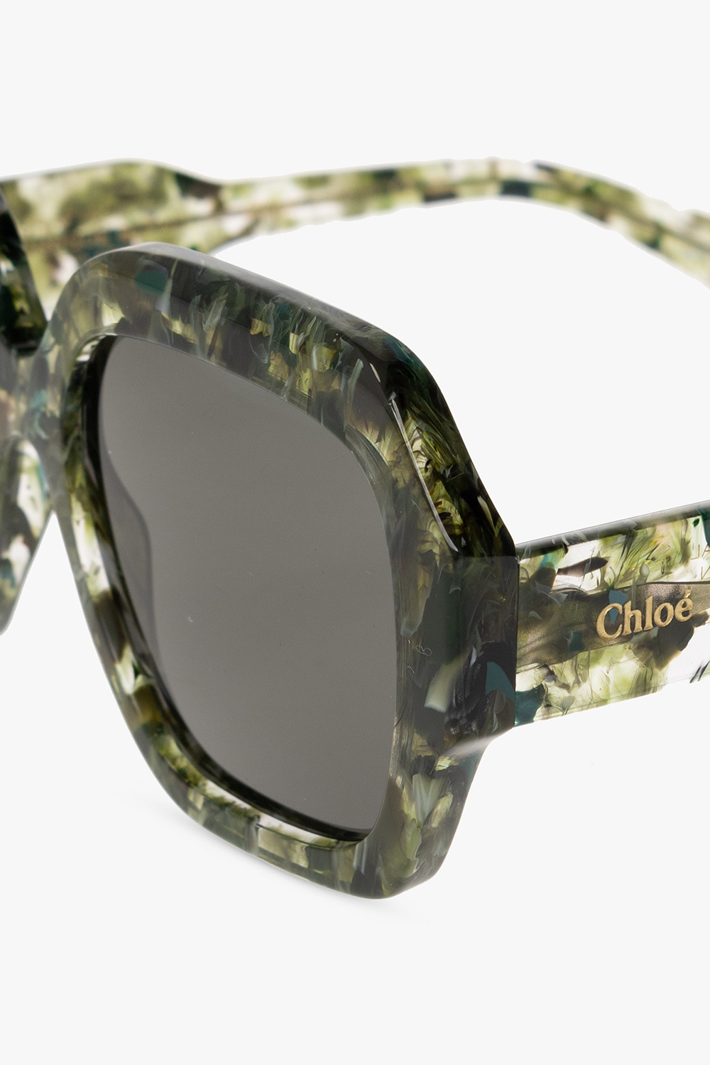 Shop  Chloeページ Green Sunglasses Chloé - SchaferandweinerShops Japan